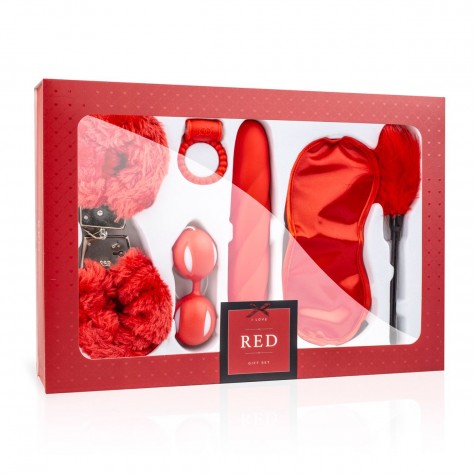 Эротический набор I Love Red Couples Box