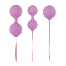 Набор розовых вагинальных шариков Luxe O' Weighted Kegel Balls